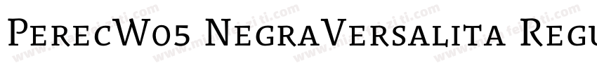 PerecW05 NegraVersalita Regular字体转换